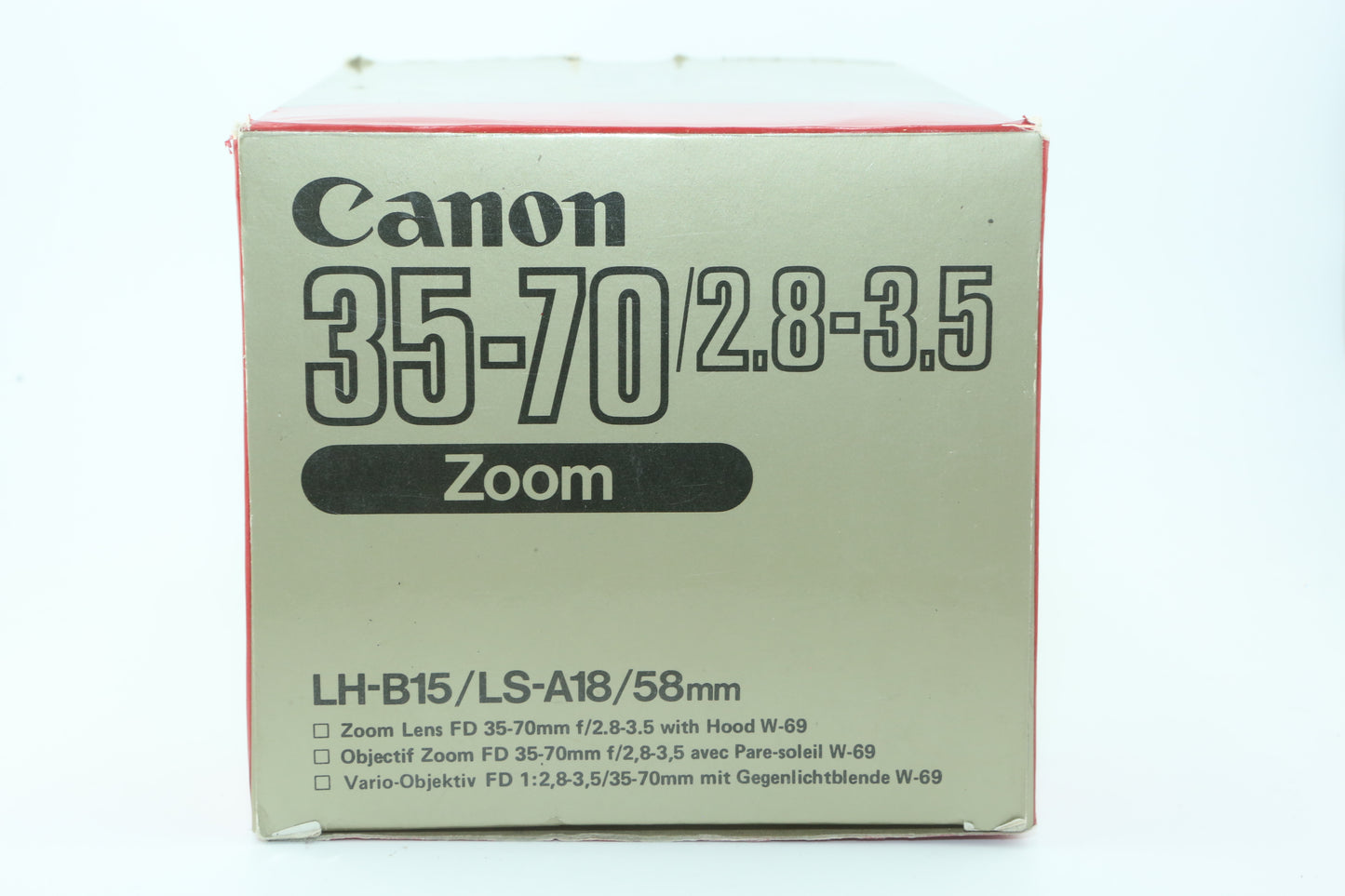 Canon Zoom - 35-70mm f2.8-3.5 - FD