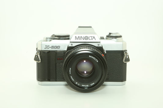 Minolta X500 + 50mm F2