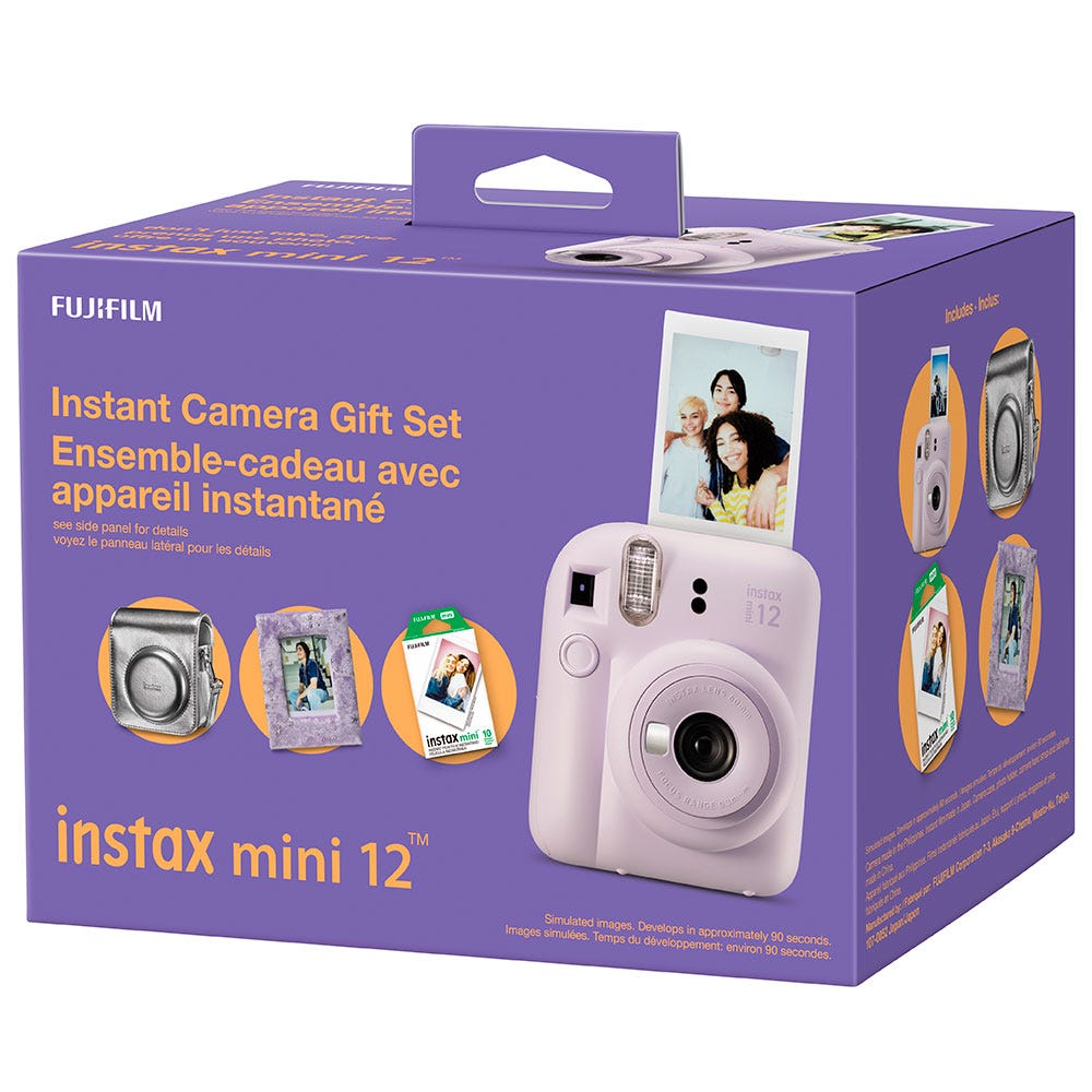 Fujifilm Instax Mini 12 Rose Ensemble Cadeau