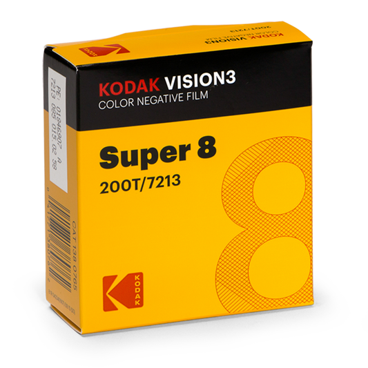 Kodak Vision3 super 8 film - 200T/7213