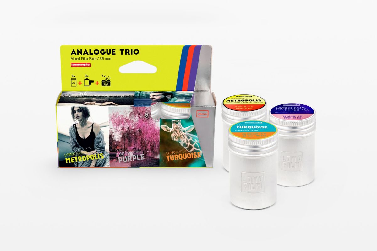 Lomographt Analog Trio (métropole-violet-turquoise) | 135-36
