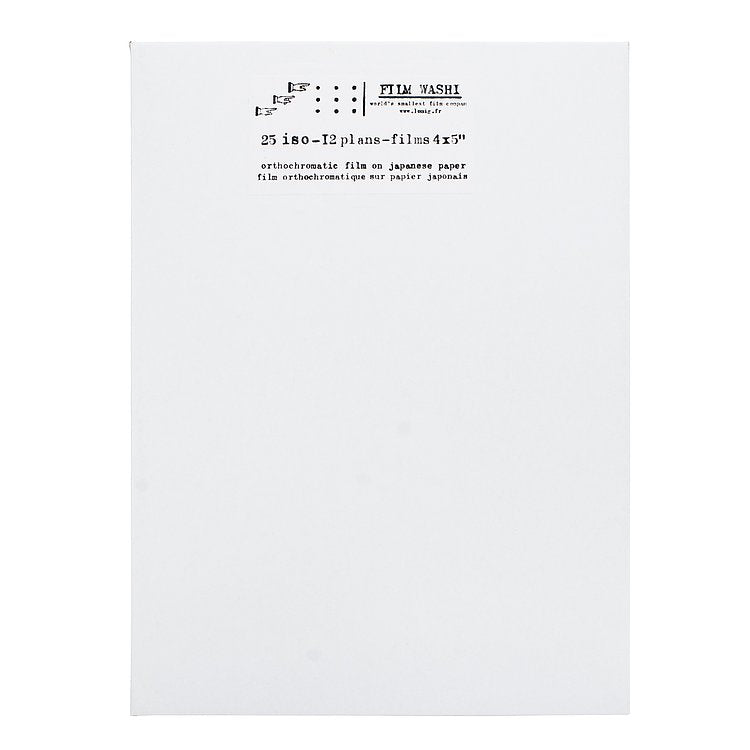 Film Washi "W" 25 | 4x5 - 12 Feuilles