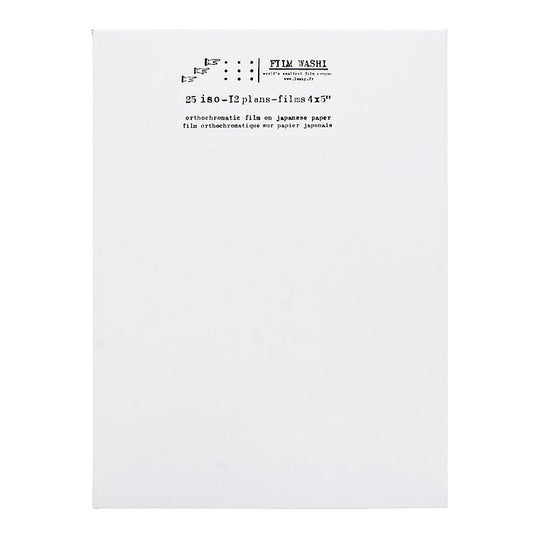 Film Washi paper "W" 25 | 4x5 - 12 Sheets -