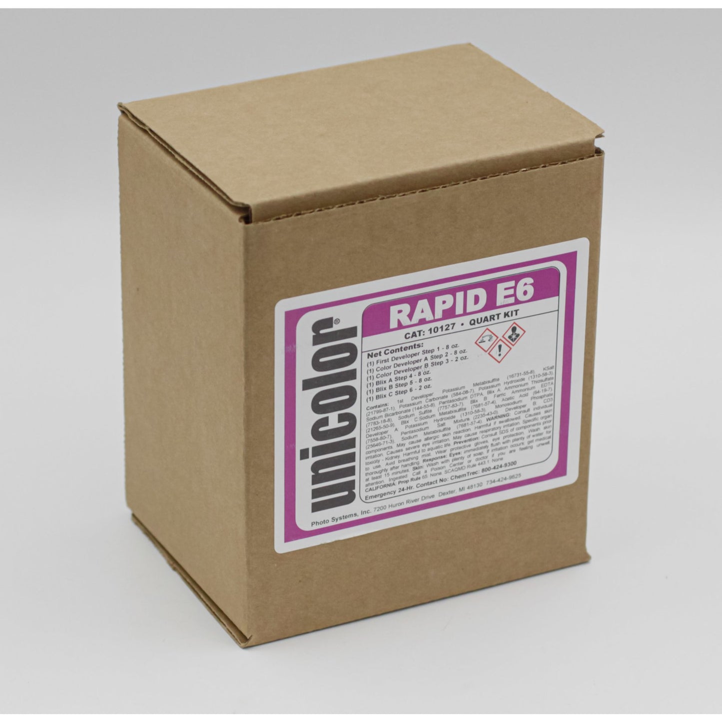 Kit liquide E-6 Unicolor | 1 litre