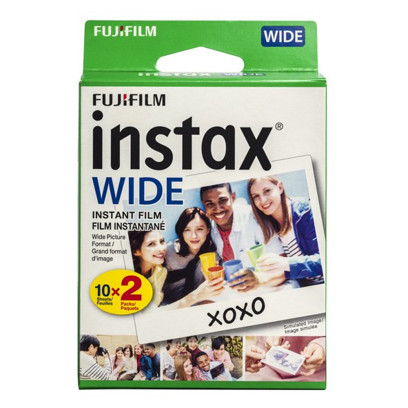 Film large Fujifilm Instax | Couleur - 20 photos