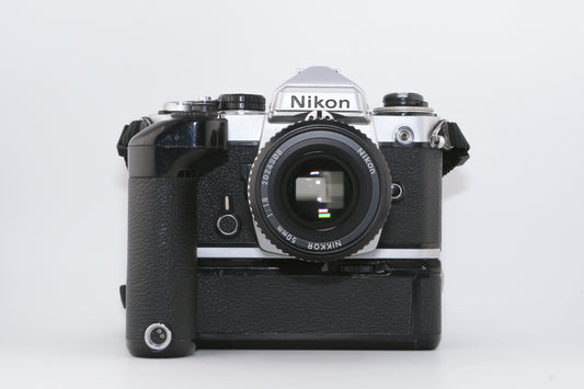 Nikon FE + 50mm f/1.8