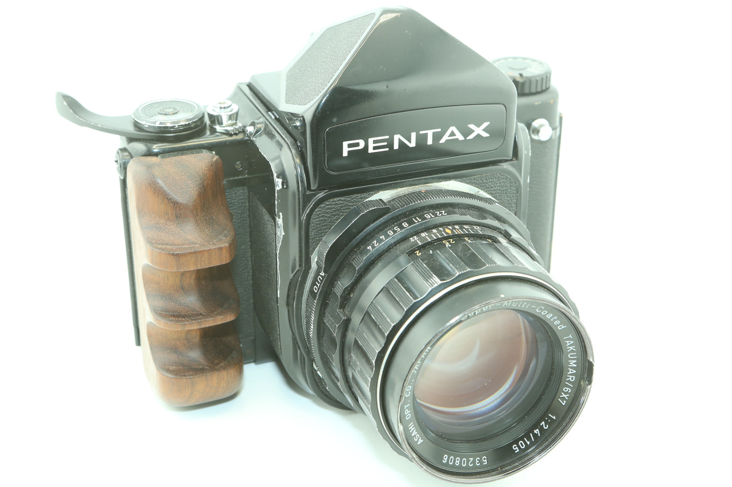 Pentax 6x7 + SMC 105 mm F2.4 + SMC 200 mm F4