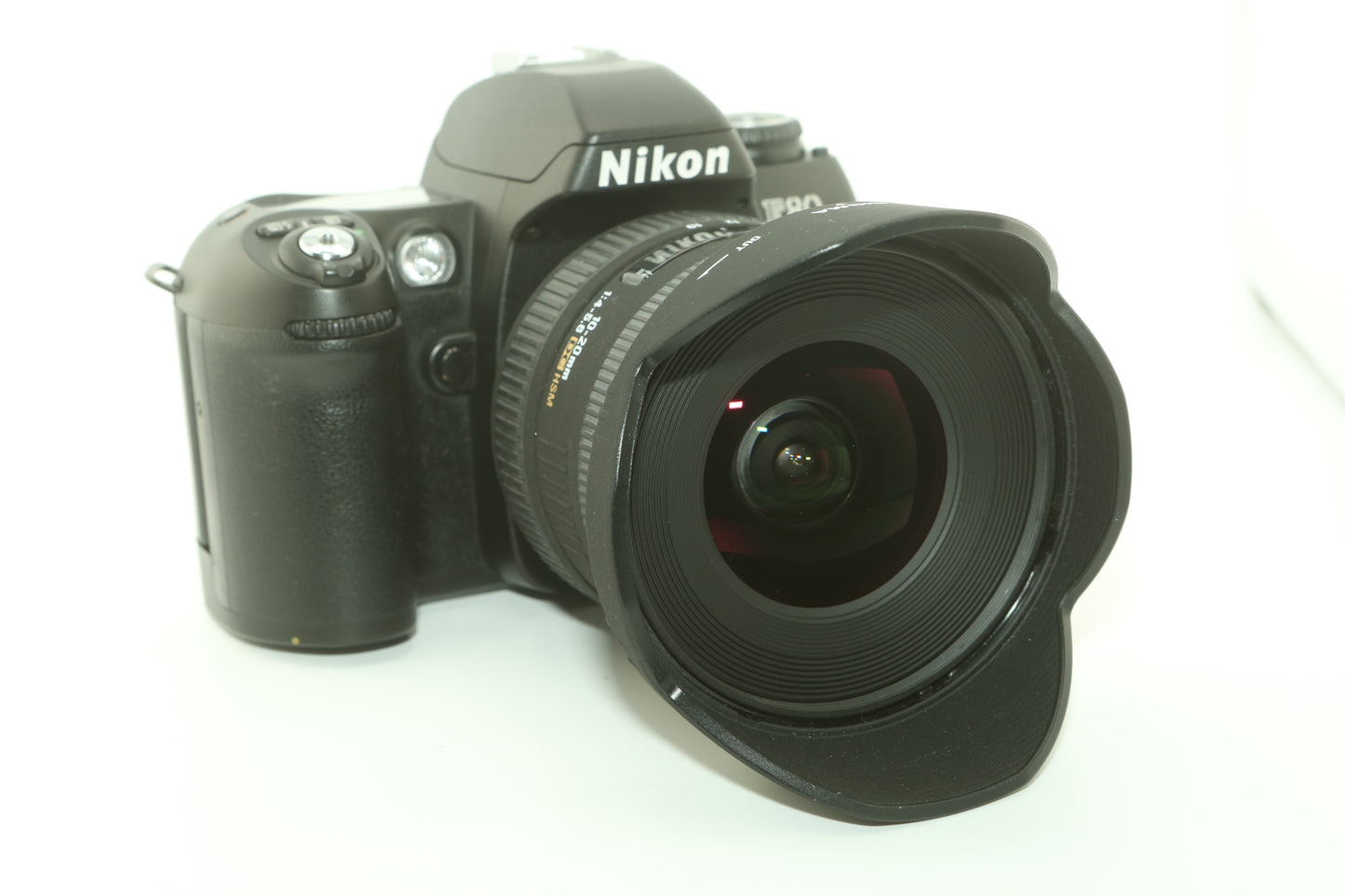 Nikon F80 + wide angle zoom