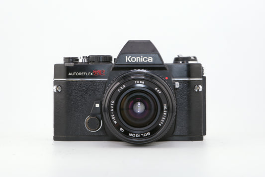 Konica Autoreflex TC + Soligor 28mm f/2.8