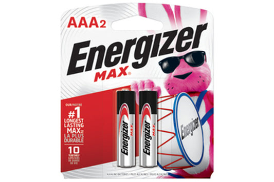 AAA Energizer MAX Alkaline Batteries 2x