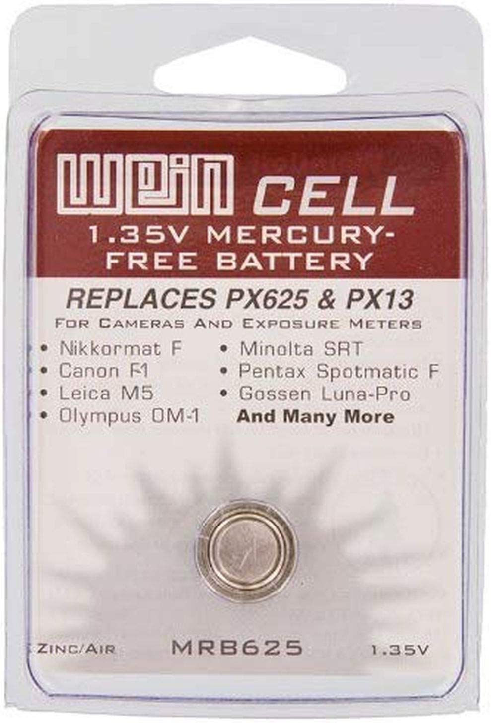 WEIN CELL MRB-625 BATTERY, REPLACEMENT F/PX 625