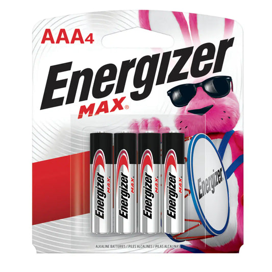 AAA Energizer MAX Alkaline Batteries 4x