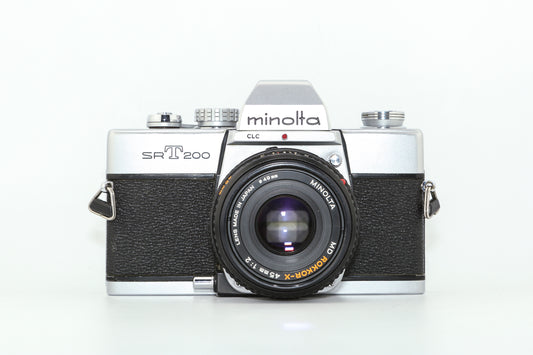 Minolta SRT200 + Rokkor-X 45mm f/2