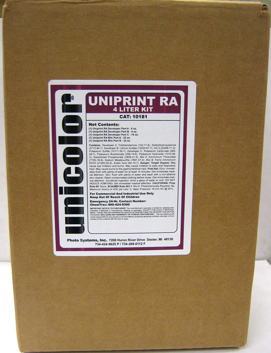 Kit Unicolor Uniprint RA - 4 litres - (Procédé RA-4)
