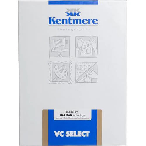 KENTMERE - RC VC SELECT GLOSSY PAPER 8X10, 25 SHEETS