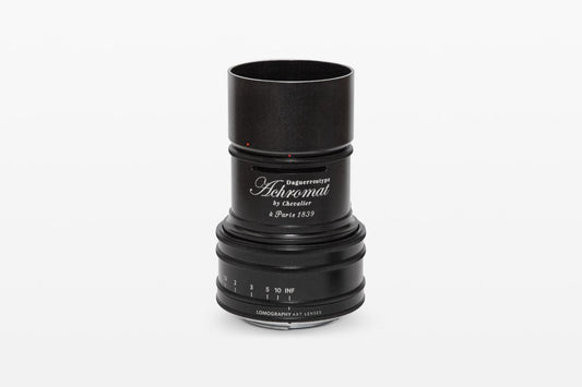 Daguerreotype Achromat 2.9/64 Art Lens Aluminium Black, Nikon F Mount