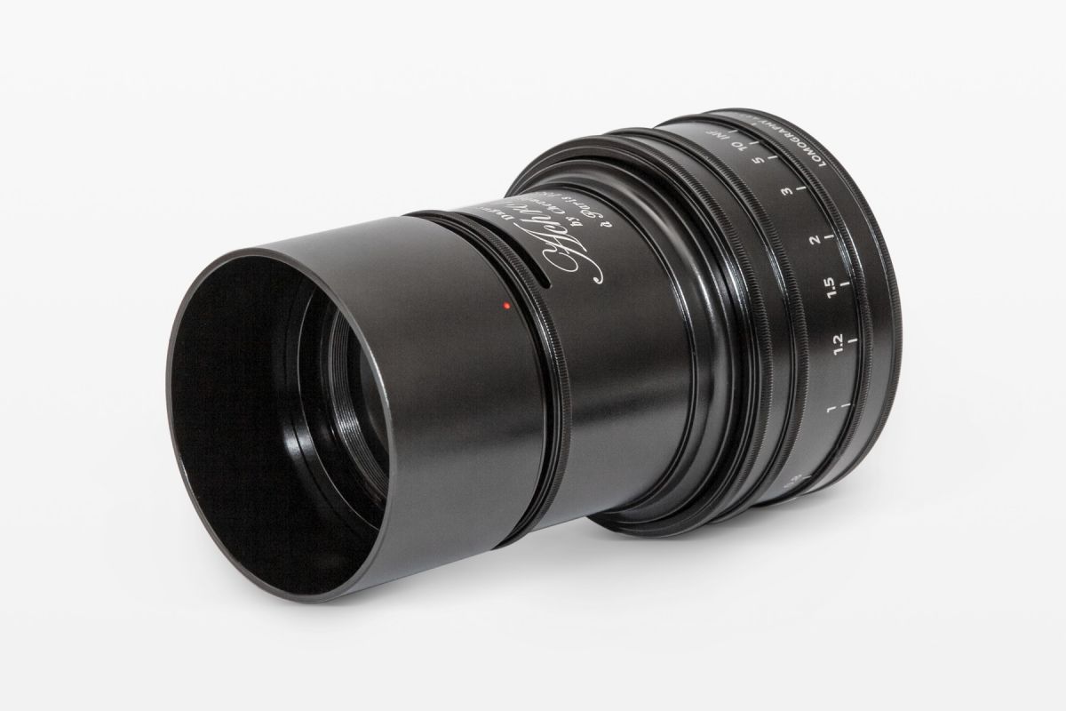 Daguerreotype Achromat 2.9/64 Art Lens Aluminium Black, Nikon F Mount