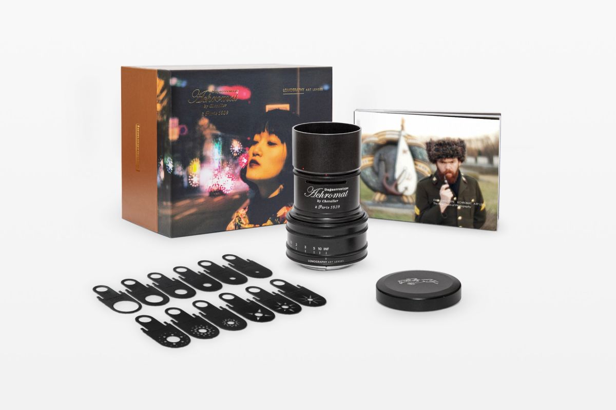 Daguerreotype Achromat 2.9/64 Art Lens Aluminium Black, Nikon F Mount