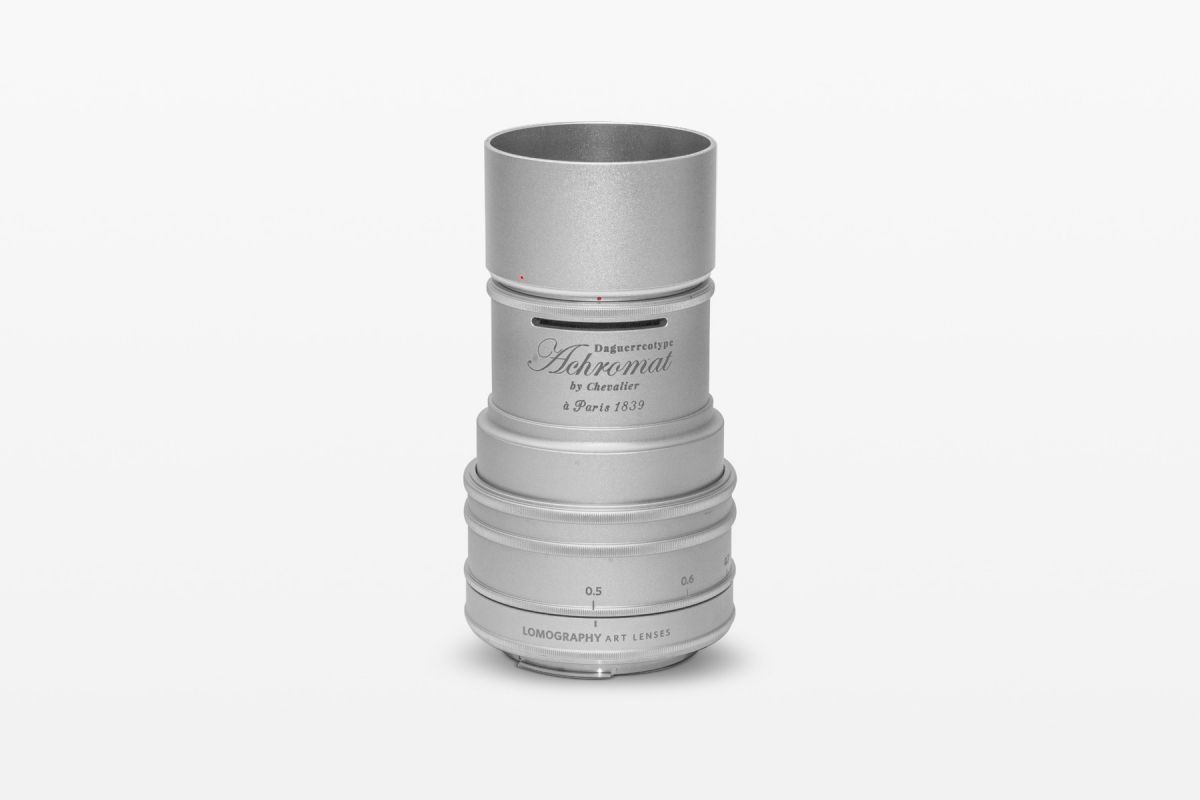 Daguerreotype Achromat 2.9/64 Art Lens Aluminium Black, Nikon F Mount