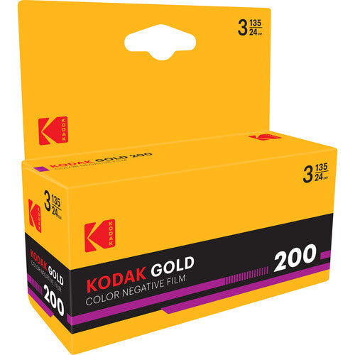 Kodak Eastman GOLD 200 | 35mm - 24 Exposures - 3pak