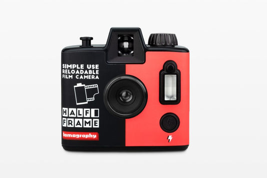 Half-frame Simple Use Reloadable Film Camera Black & White