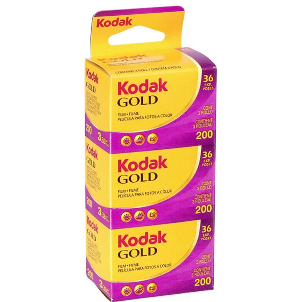 Kodak Gold 200 | 35mm - 36 Exposures - 3 pack