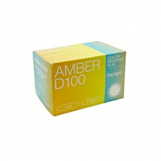 Amber 100D Color Negative Movie Film (35mm, 27 Exposures)