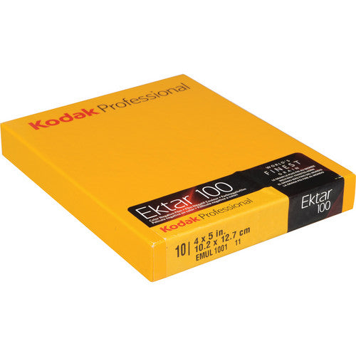 Kodak Professional Ektar 100 | 4x5 - 10 Sheets