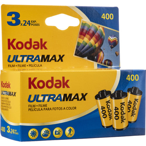 Kodak UltraMax 400 | 35mm - 24 Exposures - 3 rolls